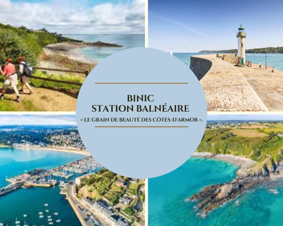Escapade En Bord De Mer Avec Sauna Et Spa Prives Binic Bagian luar foto